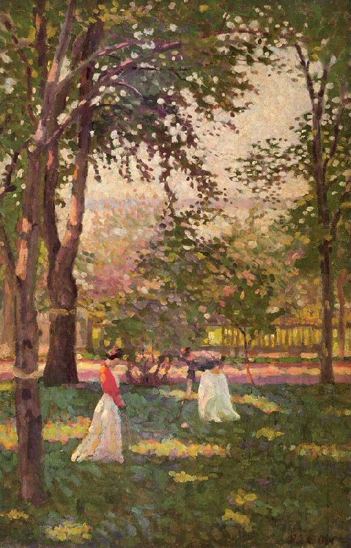 Paxton, William McGregor The Croquet Players Spain oil painting art